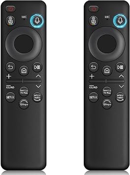 New BN59-01432A TV Remote Control for Samsung TV OLED Neo QLED Crystal UHD The Frame S85F S90F S95F Q70D Q80D QN85D QN90D 4K Smart TV Remote with Voice Control QN65Q80D TM2360E 2Pack, w/o Solar