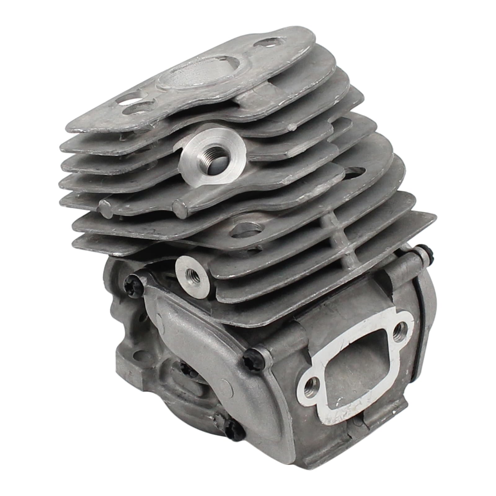 Juego de cilindros de pistón de 43 mm con anillo de pistón, perno de pistón, válvula de descompresión, bujía, filtro de aire, clip de pistón para Husqvarna 545 XP 550 XP 545XP 550XP para motosierra