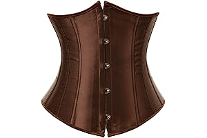 Dark Brown Corset for an Elegant and Sophisticated Look