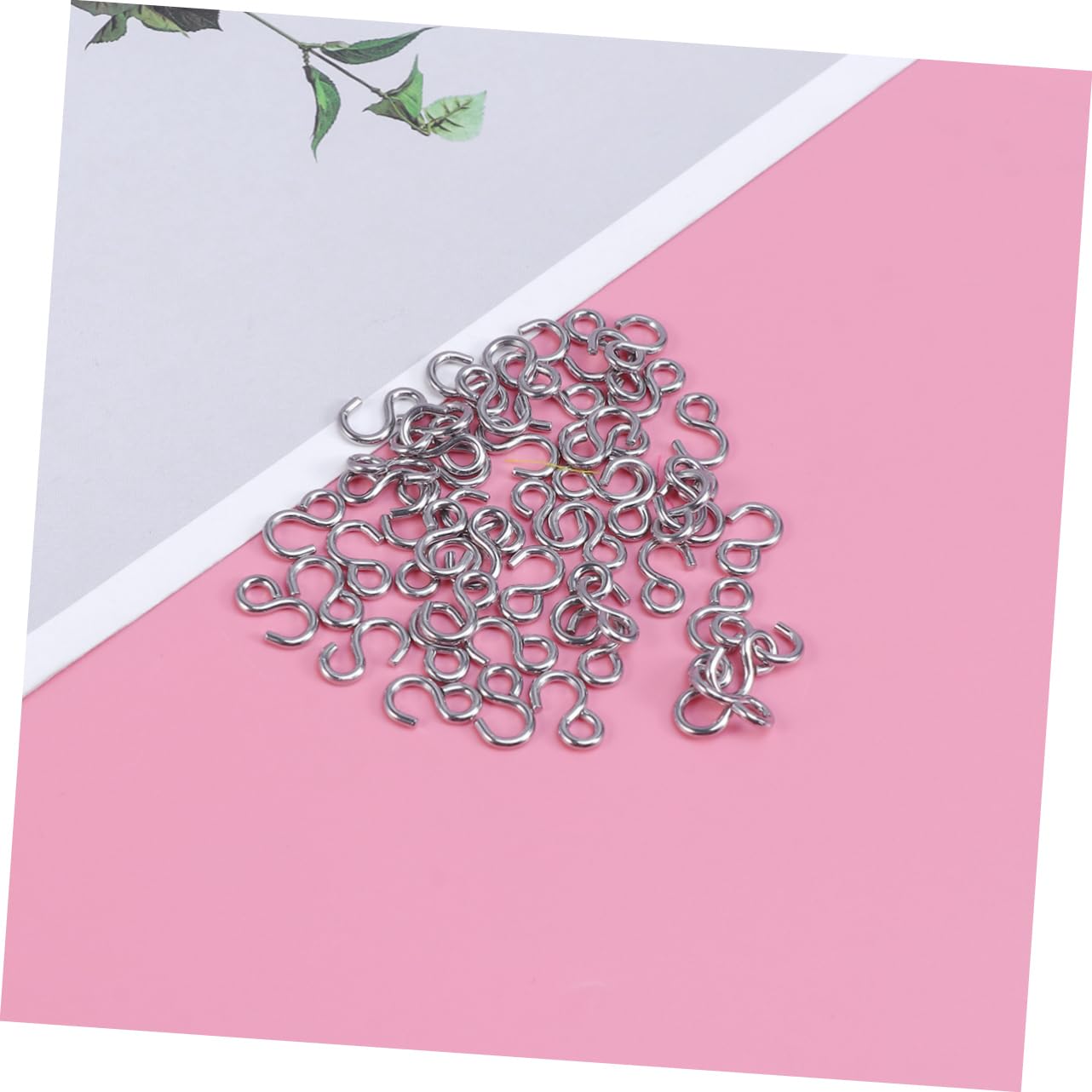 IMIKEYA 300stücke Edelstahl Mini s Haken Robuste Metallhaken Für -projekte Aufhängen Von Schmuck Kunstwerken Und Mehr Für Zuhause Und Bastelarbeiten