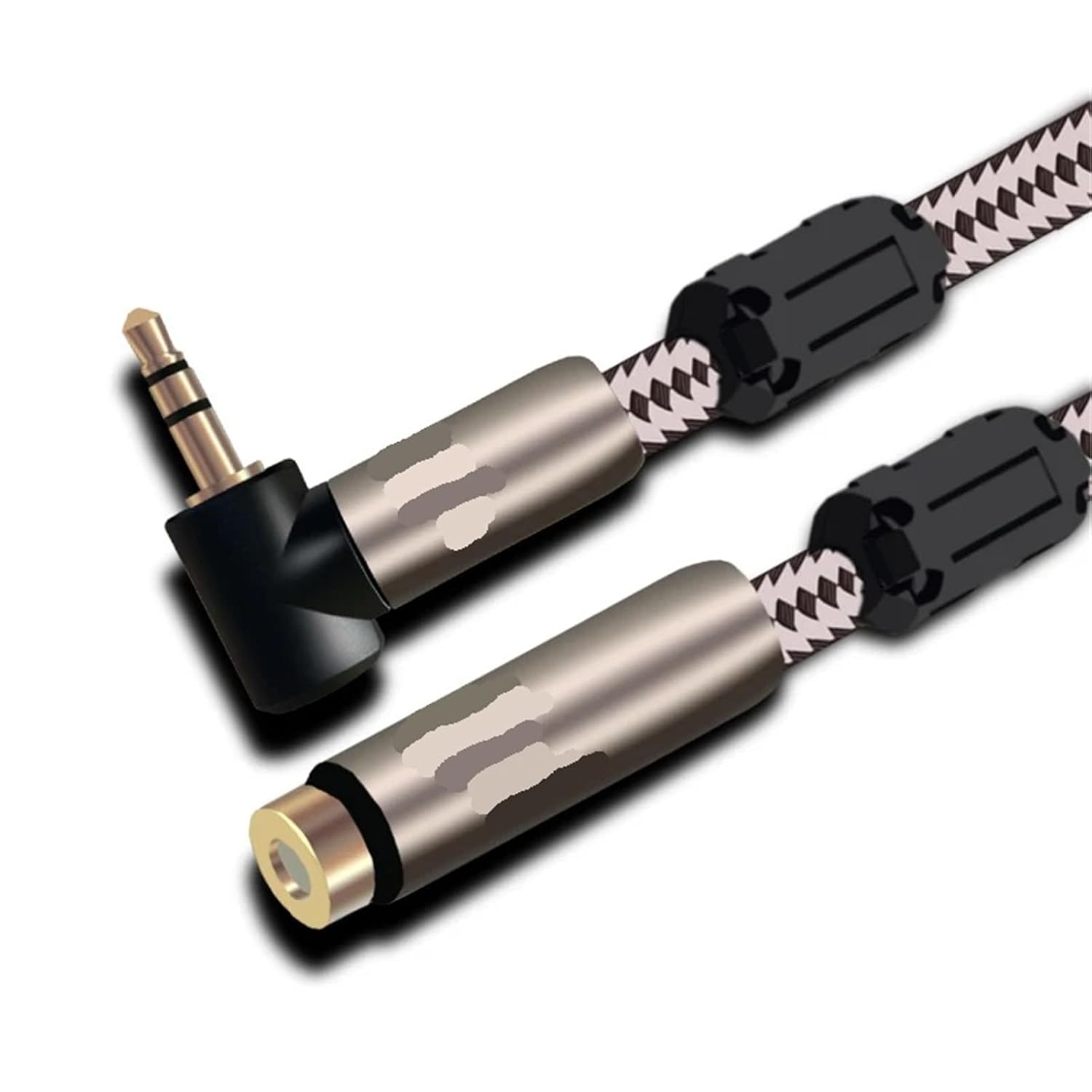 Mini Jack 3.5mm Extension Audio Cable Male to Female for Phone Headphone Stereo Car Speaker 3.5mm to 3.5mm OFC 75cm 1m 2m(White Angle Type,8m)