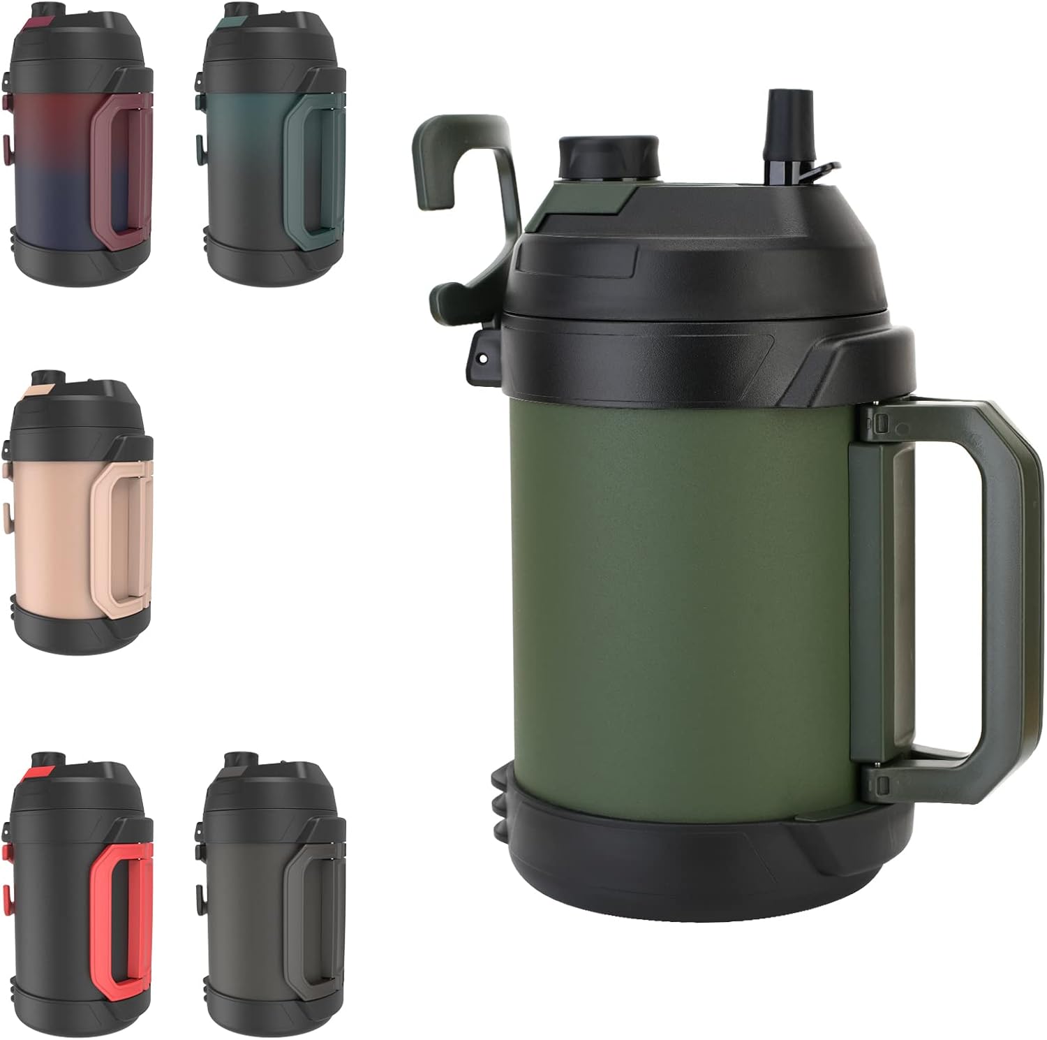 Hydraful Gallon Jug, Large Insulated Stainless Steel Sports