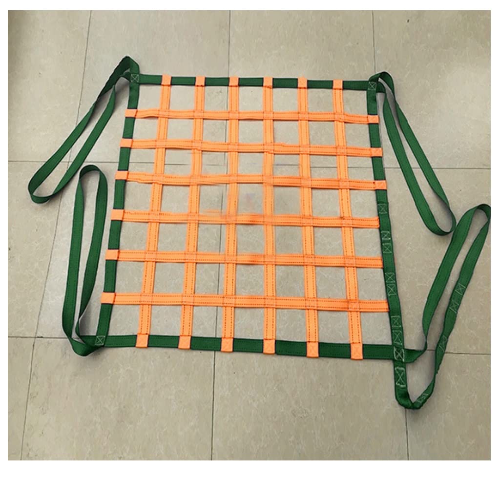 Redes de elevación, Red de Eslinga de poliéster de Alta Resistencia para elevación de Carga - Bolsa de elevación Resistente para manipulación de Materiales, Transporte Seguro y Operaciones d
