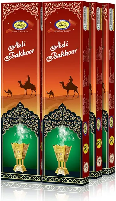 Cycle Asli Bakhoor - Lot de 14 bâtons d'encens bakhour de qualité supérieure fait main