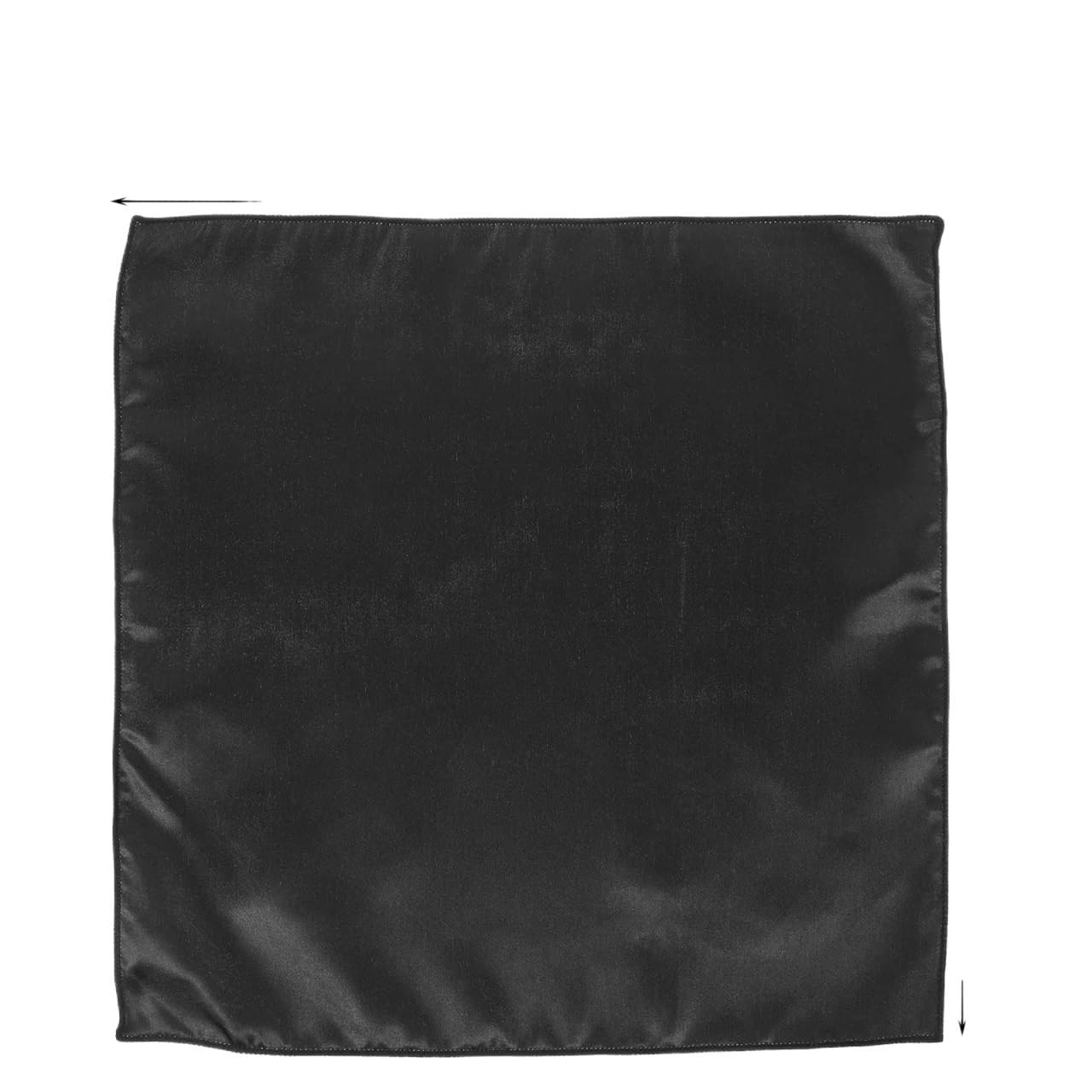 10 Pieces Polyester Cloth Napkin Set Reusable Table Napkins For Wedding Hotel Restaurant Dining Room White Dinner(Black)
