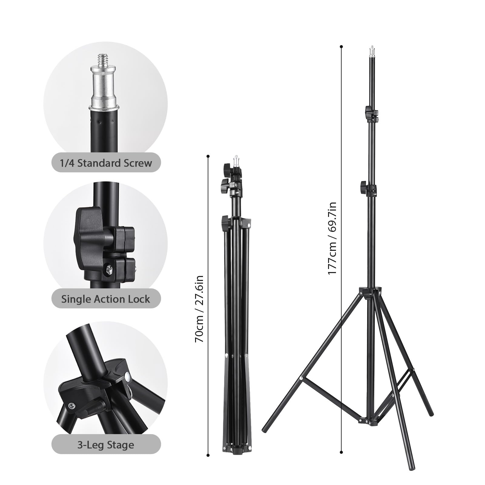 Andoer Softbox Set Fotostudio, 2x50x70cm Softbox LED Beleuchtung Set mit 2 Studioleuchten 150W, 2 Fernbedienung, 2 2M lichtstativ, Tragetasche für Studio-Porträts, Produktfotografie, Modefotos Andoer Softbox Set Fotostudio, 2x50x70cm Softbox LED Beleuchtung Set mit 2 Studioleuchten 150W, 2 Fernbedienung, 2 2M lichtstativ, Tragetasche für Studio-Porträts, Produktfotografie, Modefotos
