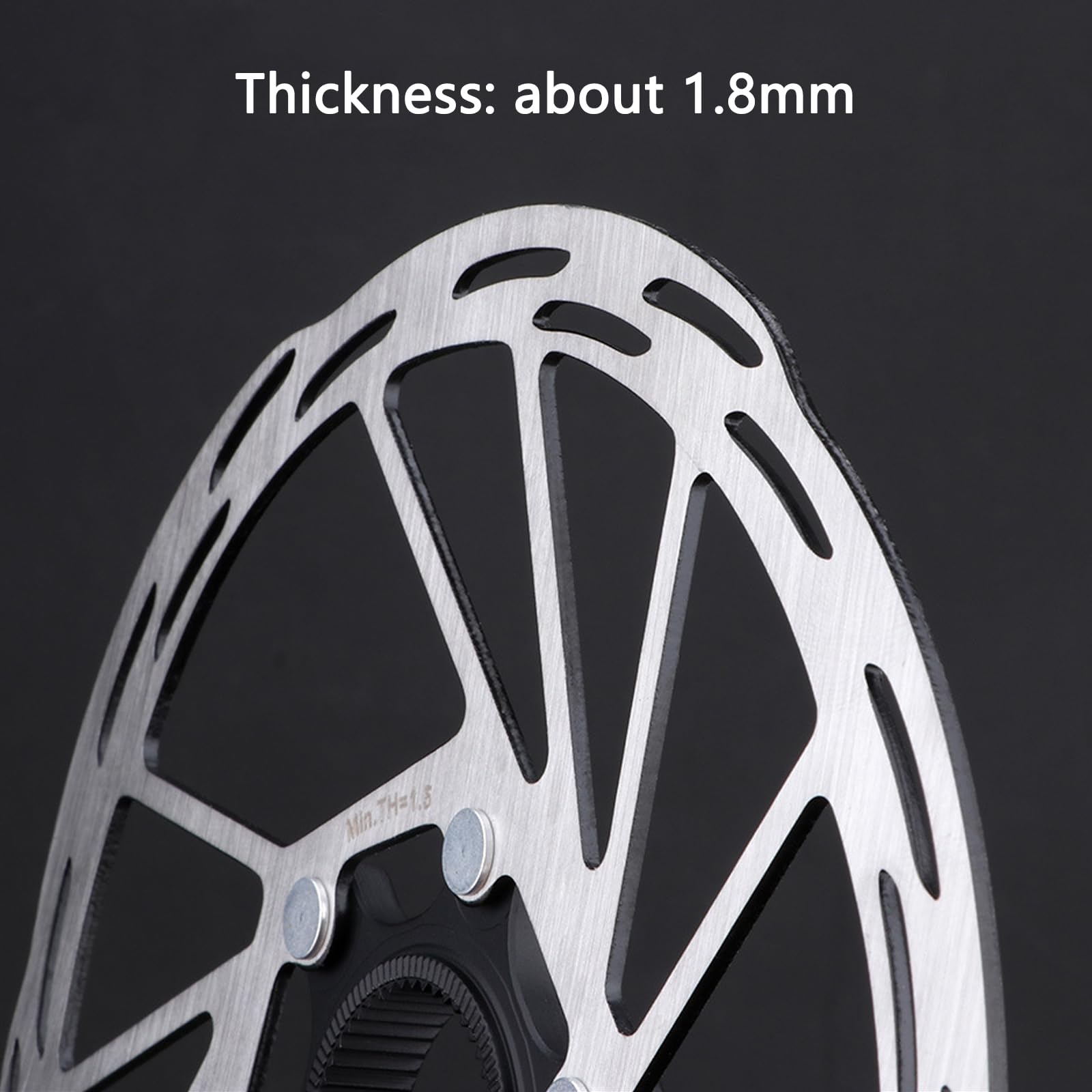 Disco Freno A Disco Per Bici Center Lock - Rotore 140mm In Acciaio Inox, Compatibile Con Shimano E Altri - Foto 6