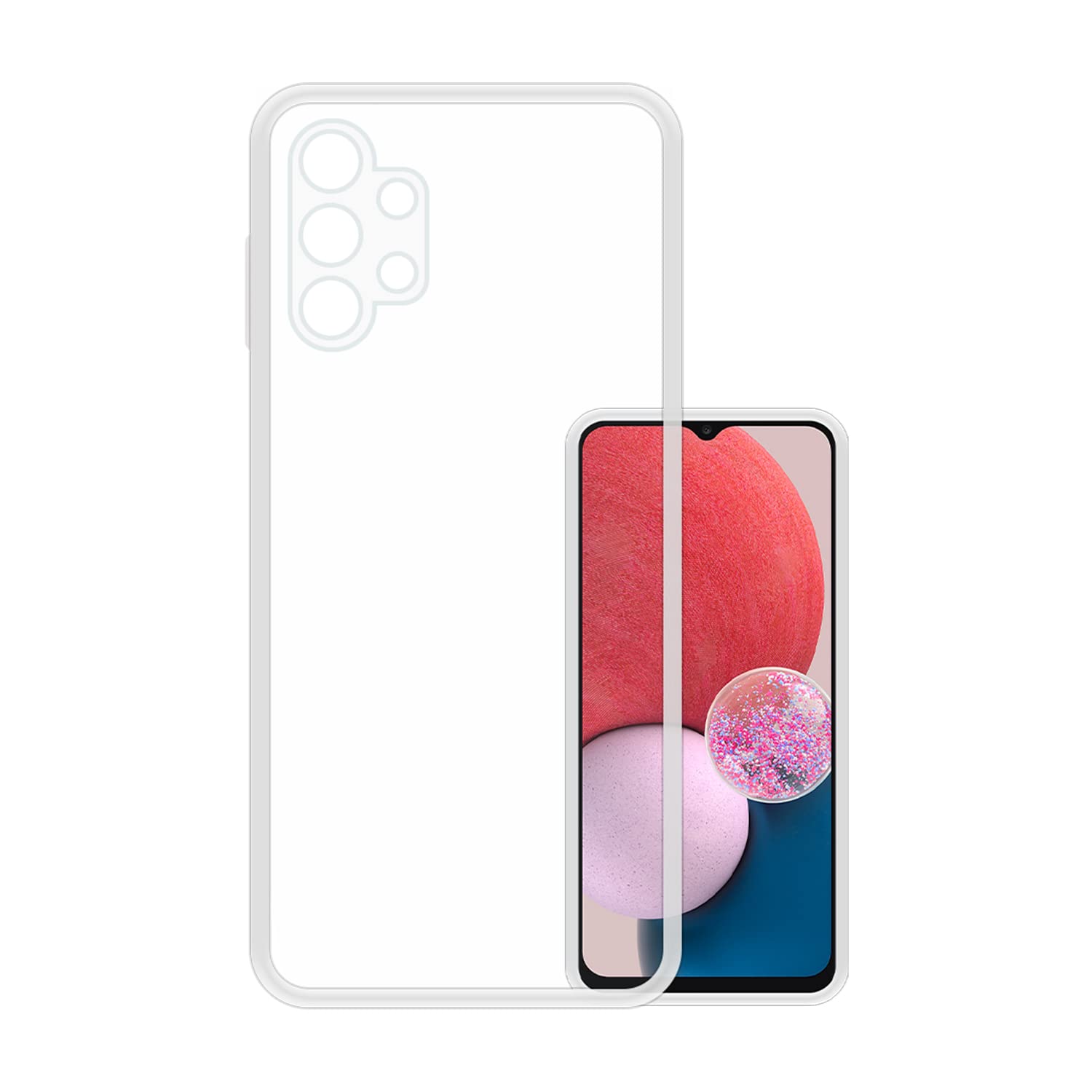 VIDO Transparent Back Case Cover for Samsung Galaxy A13 (Soft & Flexible & Camera Protection Back Case) (B09WYMCCD6) Amazon Price History, Amazon Price Tracker