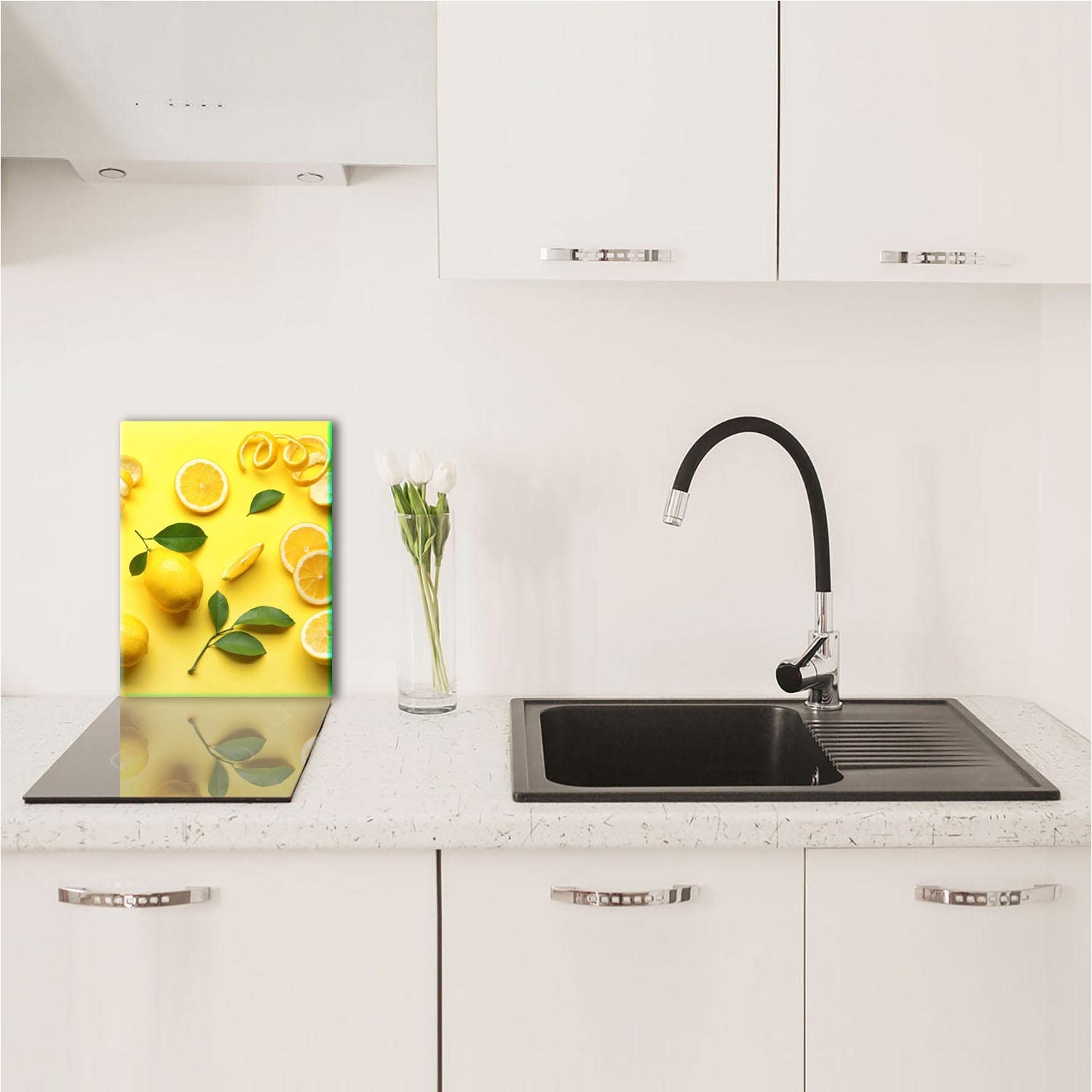 TMK Placa Protectora Vitrocerámica, 40 x 52 cm, Amarillo Limón