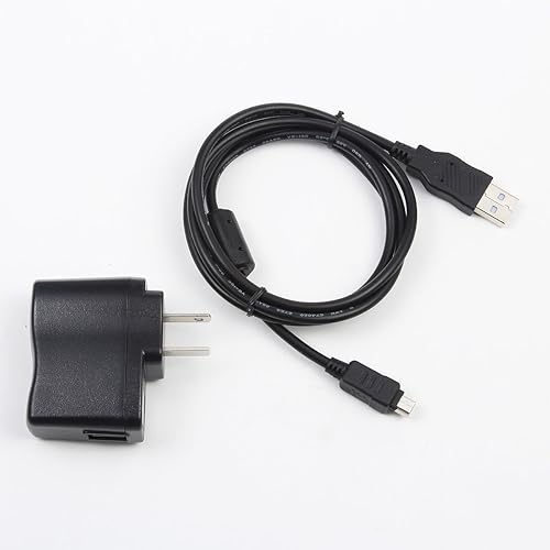 Miniatura 4 de MaxLLTo Adaptador de corriente alterna USB extra largo de 5 pies, cargador de batería, cable de sincronización de datos para cámara Olympus FE-4020