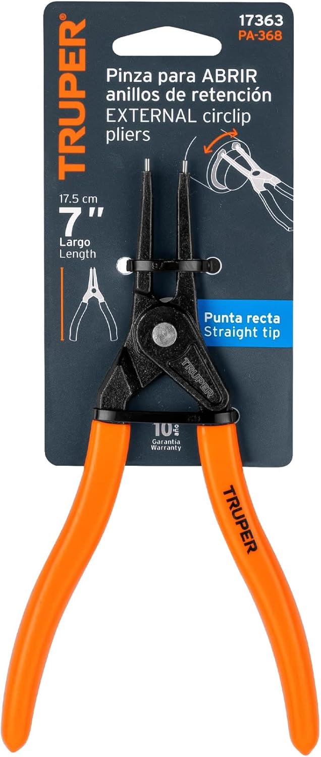 Straight tip clamp to open rings