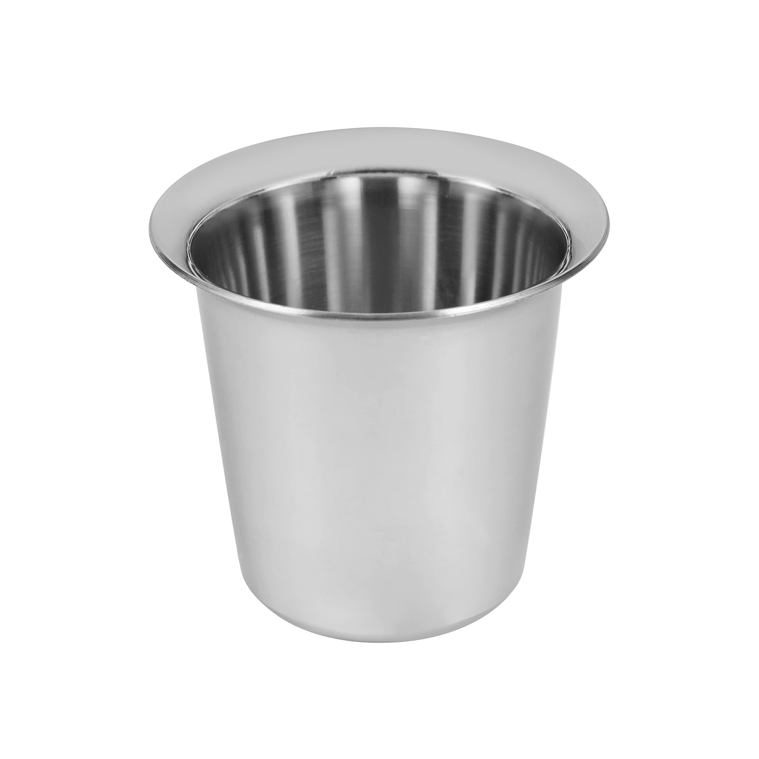 Royalford 7 CM Stainless Steel Coffee Glass- RF11465 Unbreakable Glass, Suitable for Water, Milk, Juice, Tea 100% Food-Grade, BPA-Free Stylish Design with Mirror Finish Body Silver