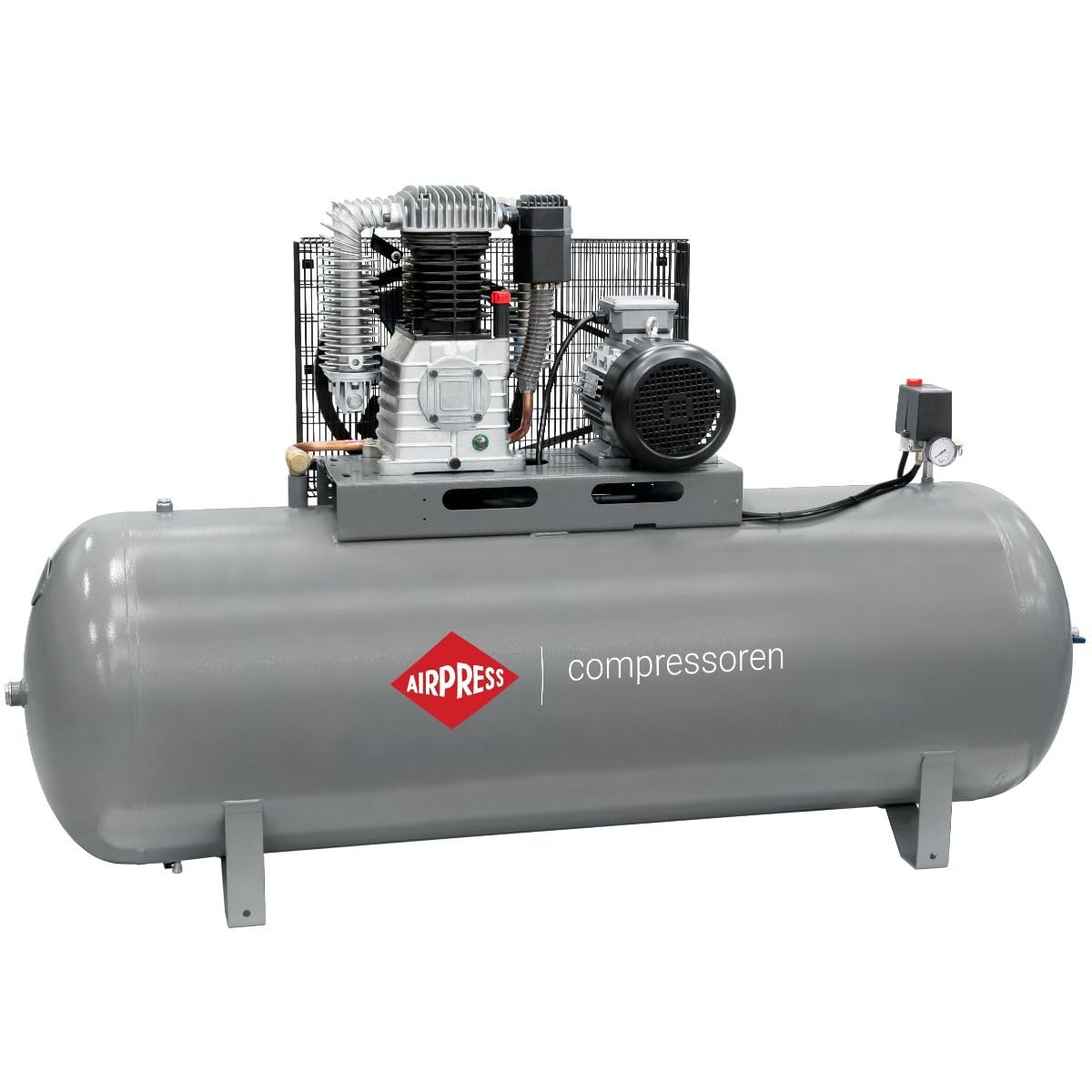 Airpress® compressore ad aria compressa HK 1000-90 (5,5 kW, max. 11 bar, 500 litri di caldaia) connettore di alimentazione 400 V