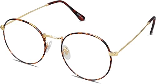 Vista 2 de SOJOS Blue Light Blocking Computer Glasses Round Eyewear Anti Blue Light Lens Preppy Chic SJ5024B