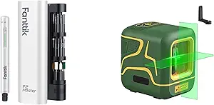 Fanttik F2 Master Mini Cordless Rotary Tool Kit 4V & Fanttik D2 Pocket Green Laser Level