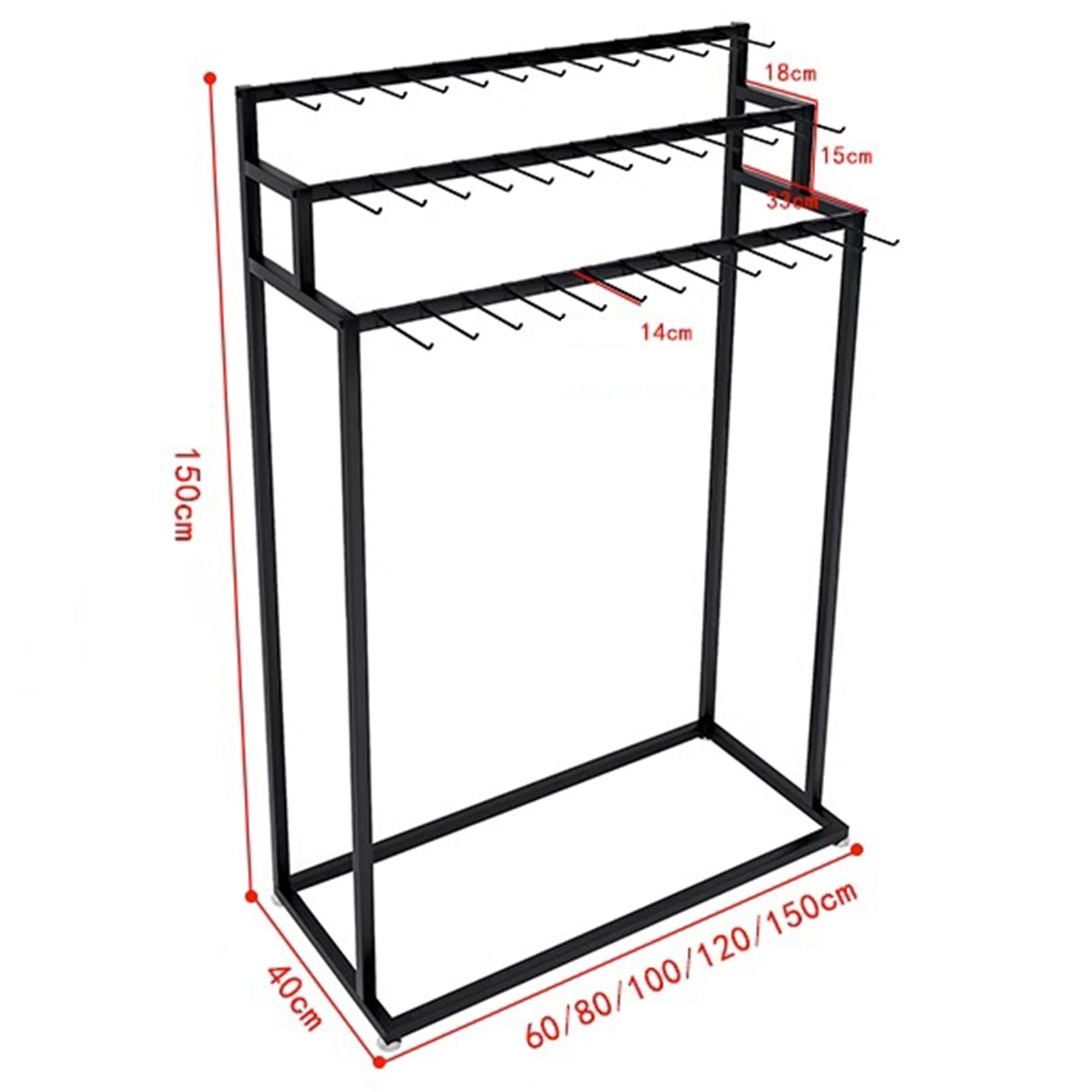 Amazon.co.jp: 床置きベルトハンガー小売店ディスプレイスタンド