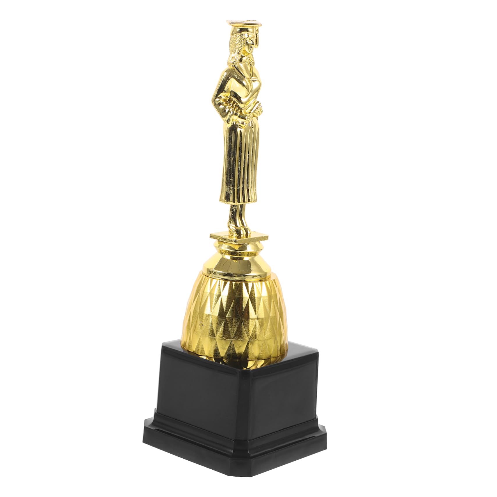 Yardwe Doctor Award Trophy Graduation Honor Prop Doctor Plastic Trophy for Adults