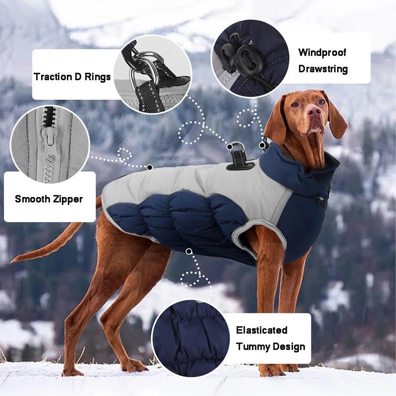 FKSDHDG Pet Dog Vest Jas Herfst Winter Warm Fleece Hondenjas Kleding Voor Kleine Medium Grote Honden Chihuahua Franse Bulldog Pug Kleding (Kleur: A, Maat: XXXL