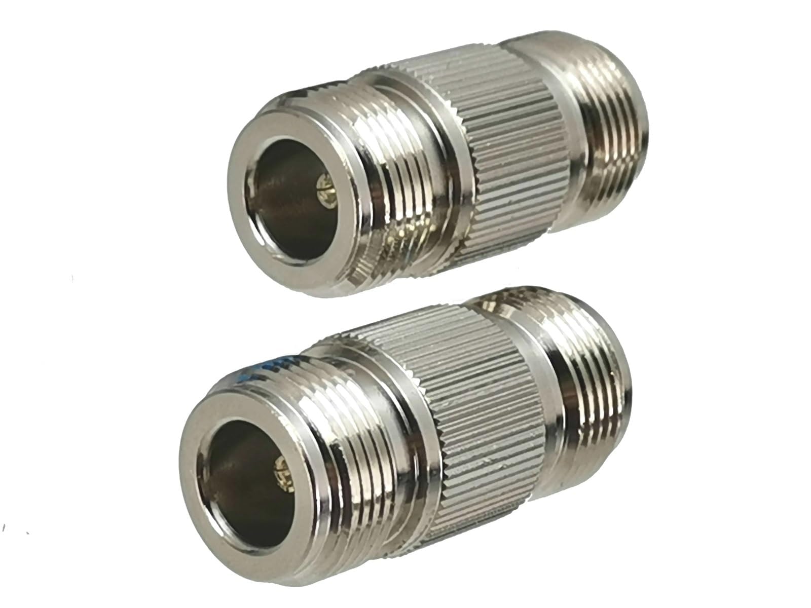 MXXDMOPD 1pcs Connector Adapter N to Male Plug & Female Jack T Splitter & Right Angle RF Coaxial Converter Wire Terminals(N F to N F)