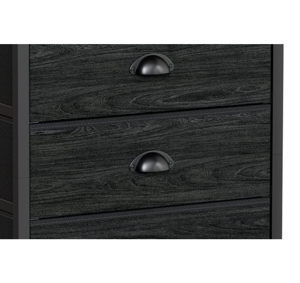 デレス deres 4th ブラック ジレ　黒 Free Shipping! Mainstays Charcoal 4-Drawer Dresser with Metal