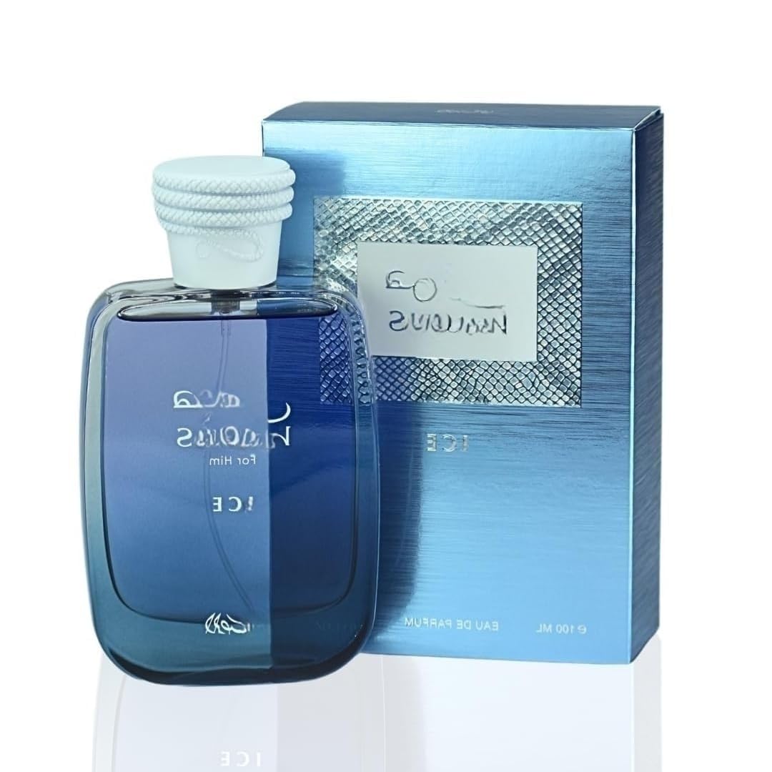 Hawas Ice For Him Hawas Cologne For Men EDP Long-Lasting Eau De Parfum Fresh, Masculine Fragrance, 100ml / 3.4 Oz