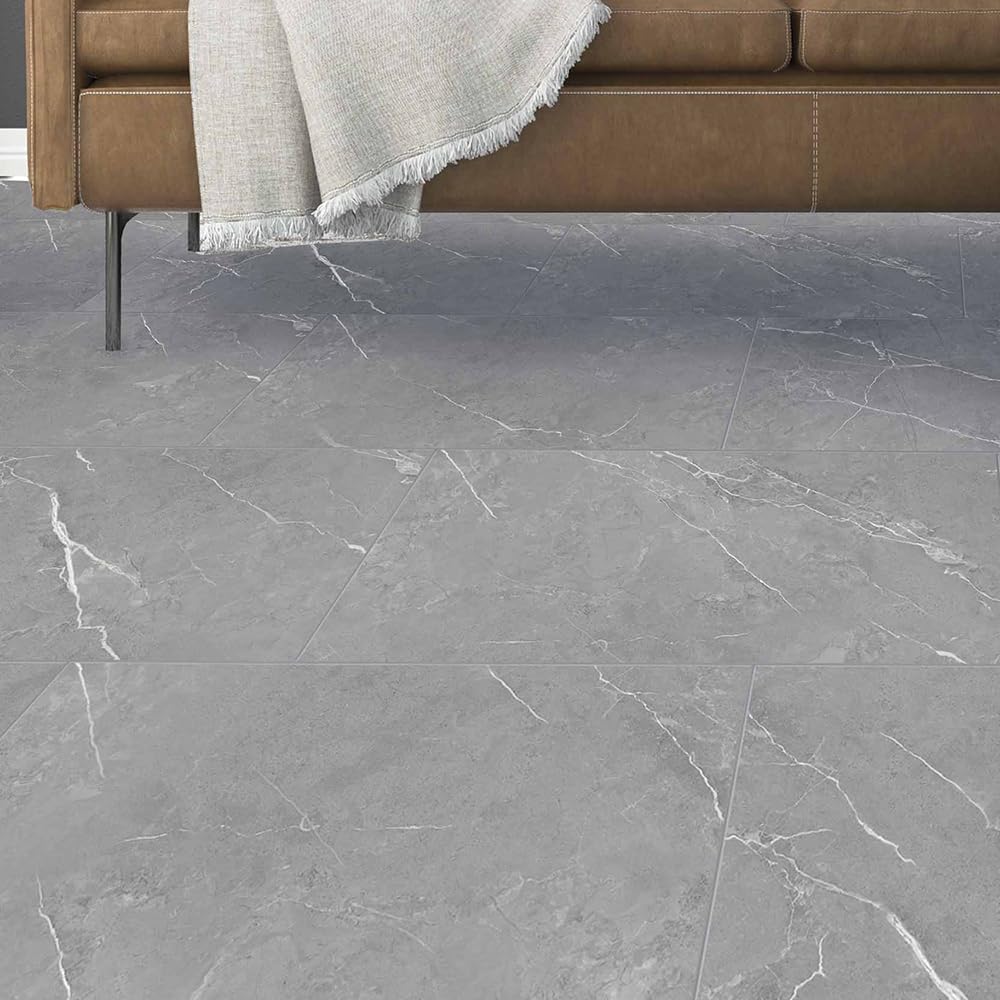 Milano Juno Grey 615Mm X 315Mm Composite Floor Tile Pack