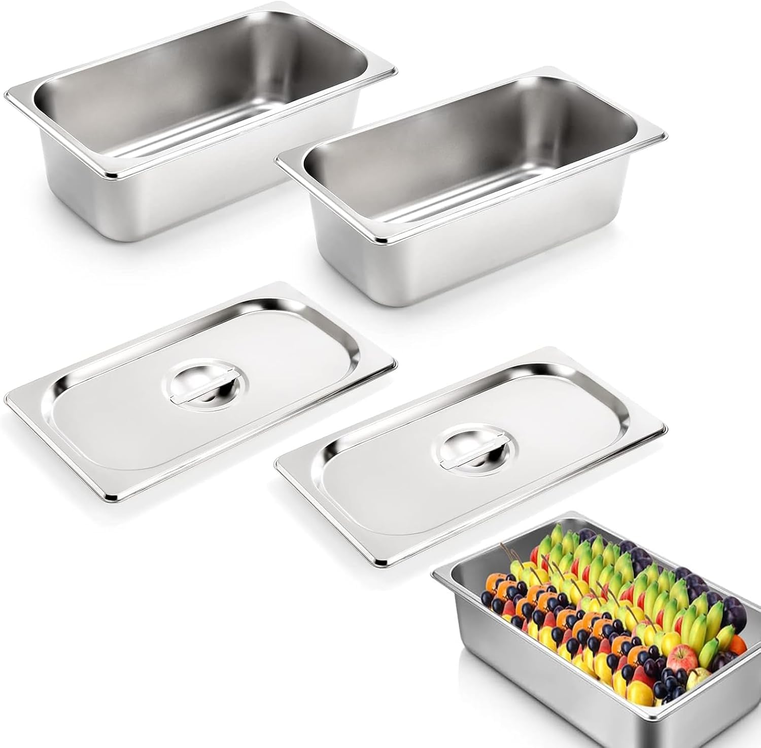 Bac inox alimentaire pour organiser le batch cooking familial et conserver les plats au chaud