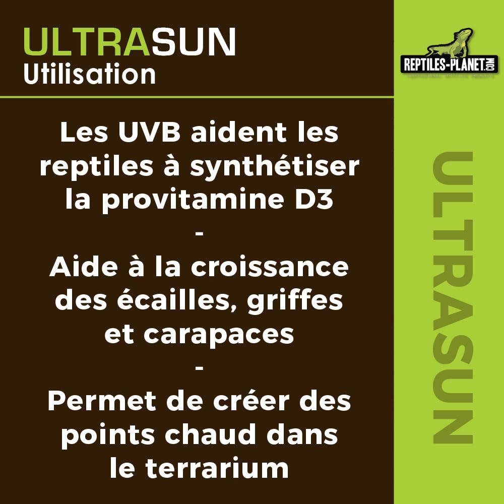 Reptiles Planet - Utrasun 70W - Lampadina UVA UVB per rettili