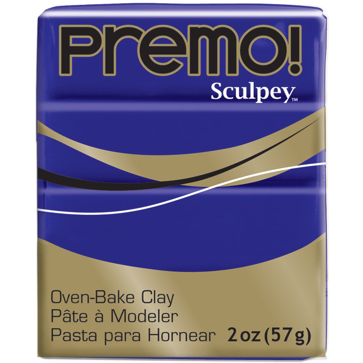 Sculpey Premo™ Polymer Oven-Bake Clay, Purple, Non Toxic, 2 oz. bar, Great for Jewelry Making, Holiday, DIY, Mixed Media and Home décor Projects. Premium Clay Perfect for clayers and Artists.