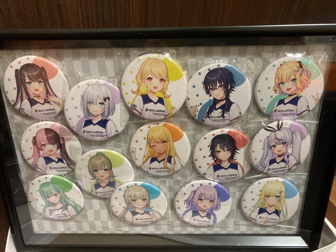 Amazon.co.jp: チューぶいすぽっ!ドスパラガレリアコラボ缶バッジ