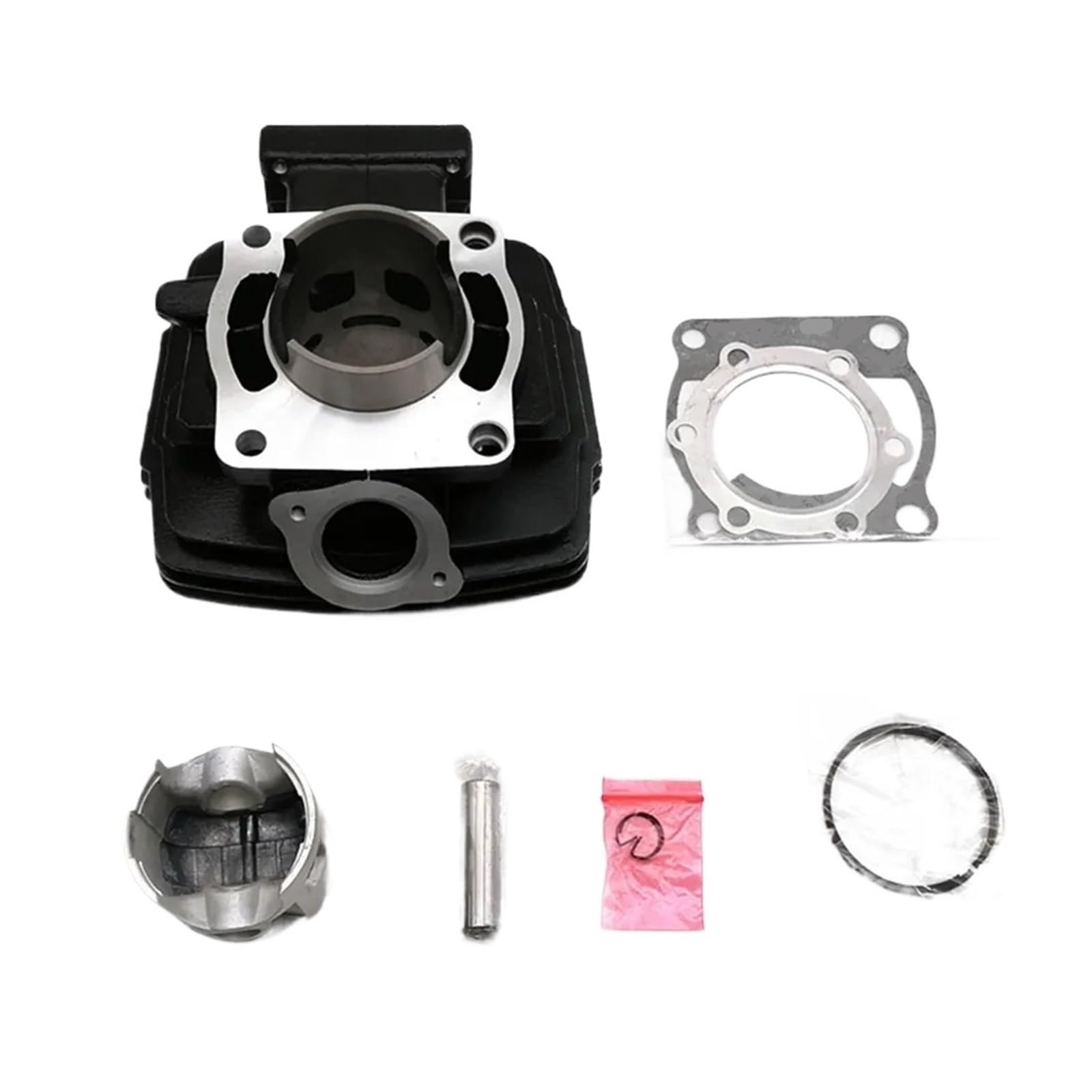 Cilindro de Motor 66 mm Repuesto Pistón y Anillos Motocicleta DT175