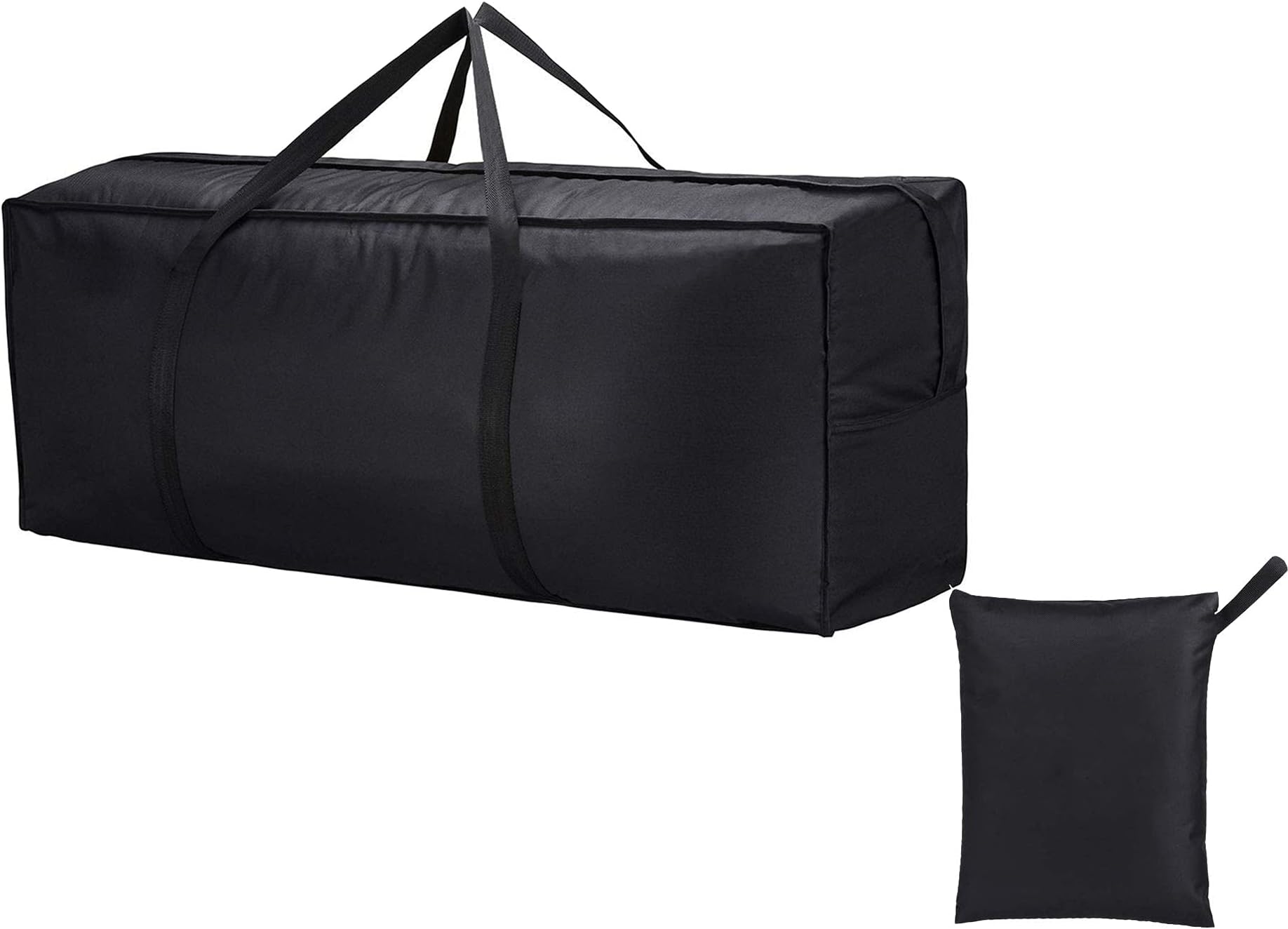 ZUZIWOANU Christmas Tree Storage, Outdoor Storage Box. Waterproof 210D Oxford Fabric Patio Cushion Storage Bag, for Quilts, Pillows, Household Goods ( 48 inch L x 15 inch W x 21 inch H )