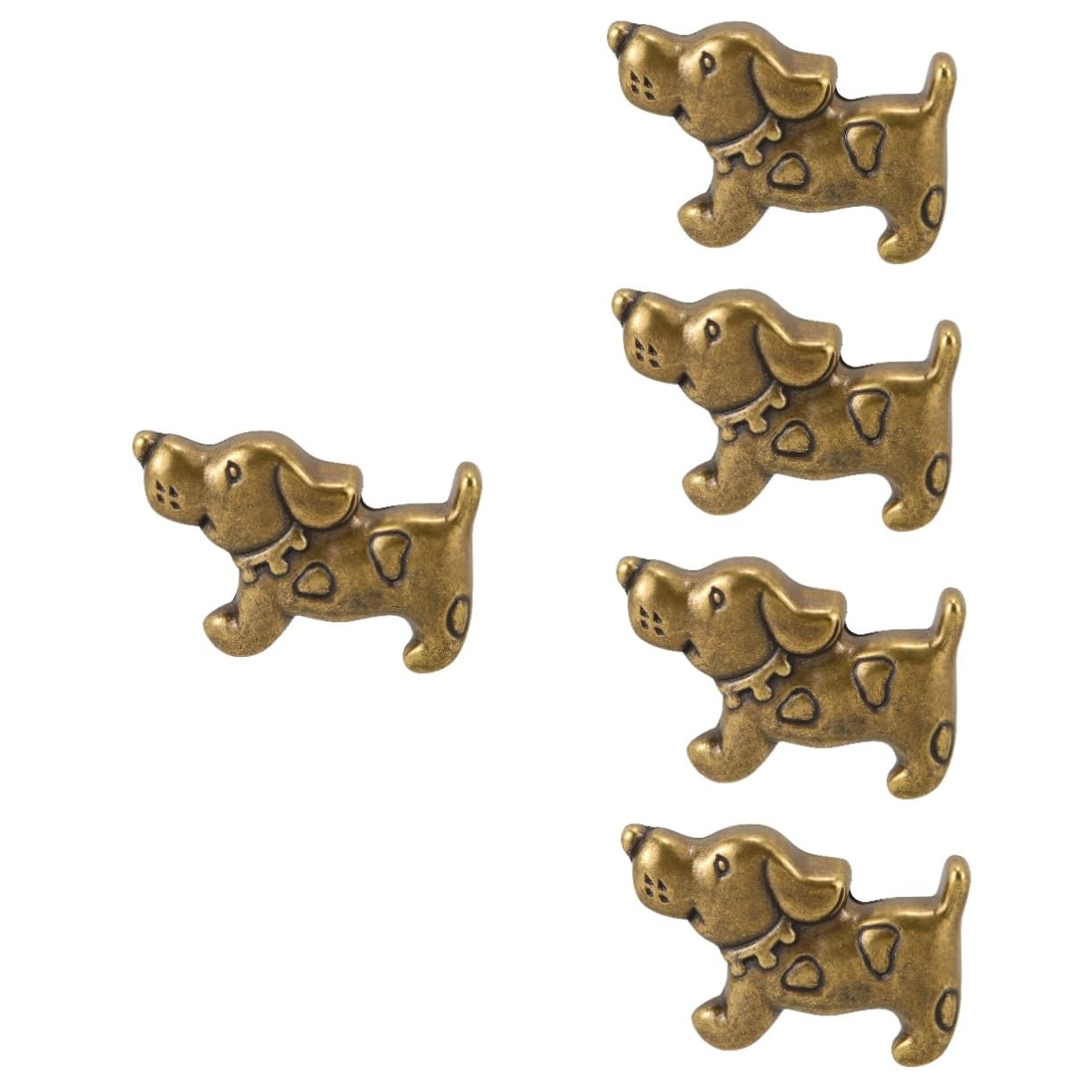 Poignée de tiroir forme de chien pour meubles et commodes élégantes