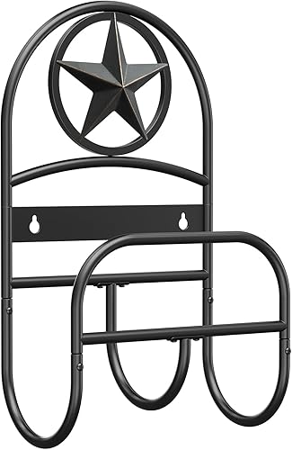 Miniatura 7 de GOFORWILD Soporte para manguera de jardín, estante decorativo para manguera de agua resistente, colgador de manguera de pared duradero, soporta 125