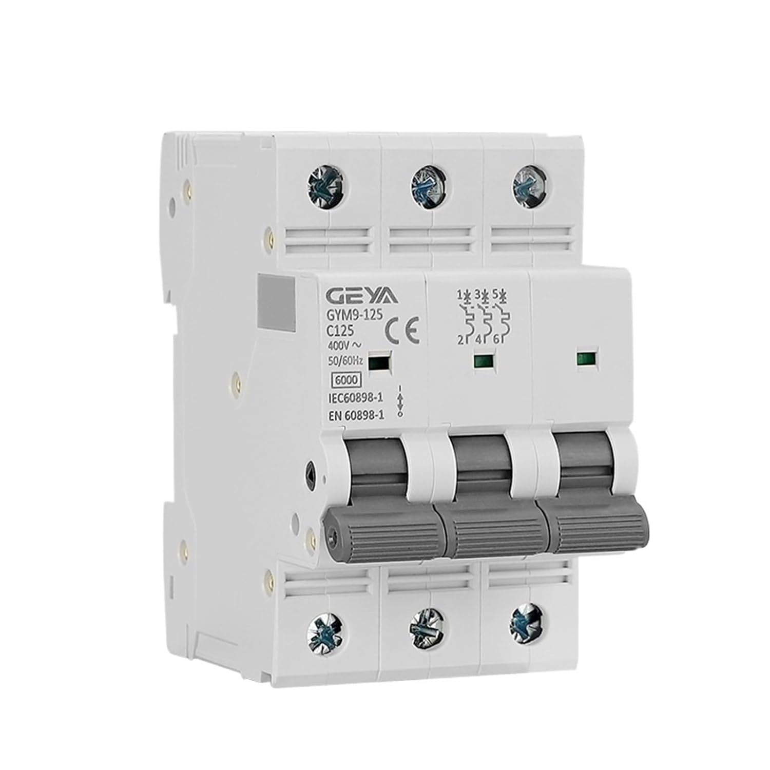 Small AC Circuit Breaker 125A air Switch 1P 2P Single Bus Overload Protection (Size : 1P C125A)