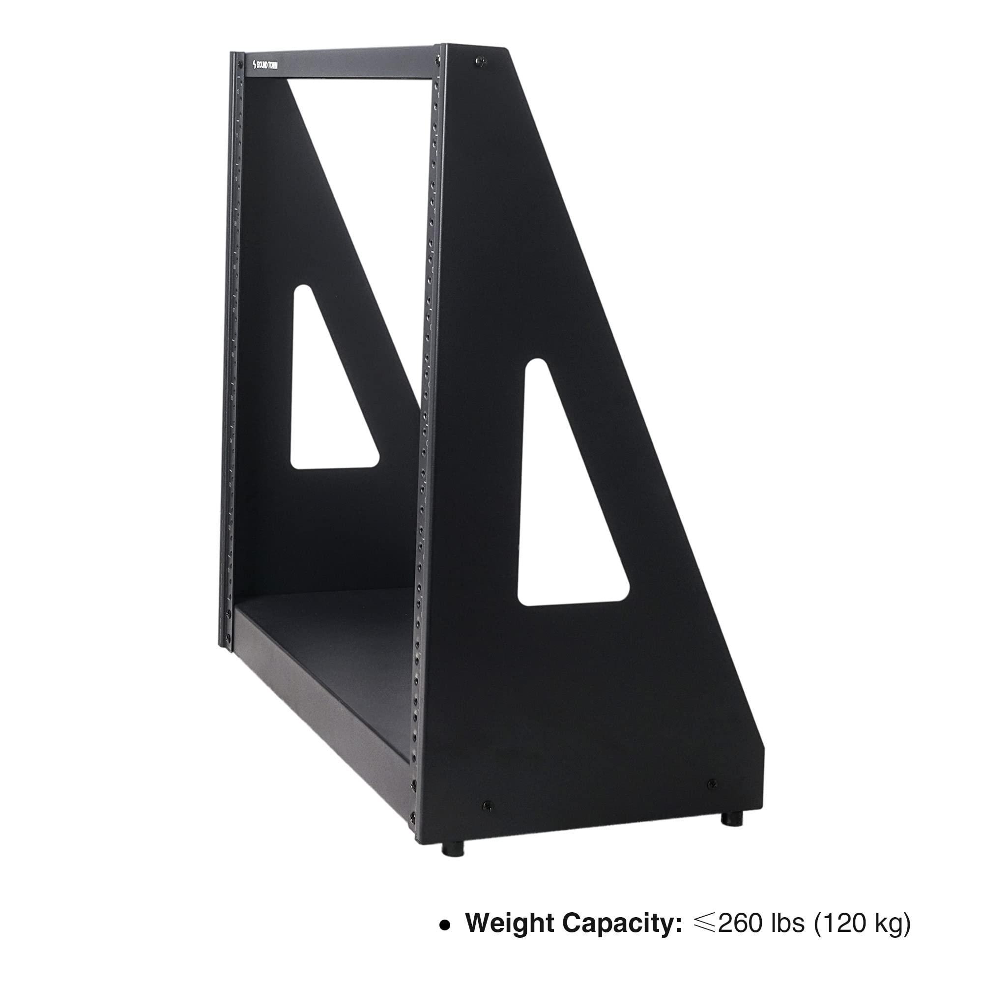Sound Town Rack a telaio aperto 12U a 2 posti, per audio/video, switch di rete, server, sistemi UPS (ST2PF-12HD)