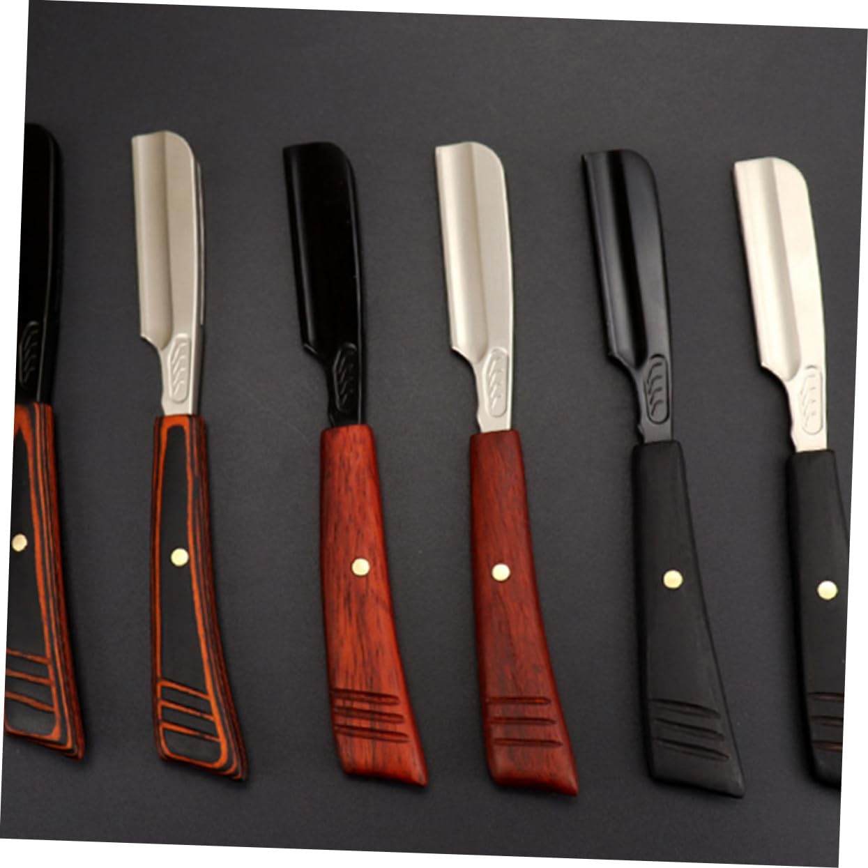 FRCOLOR 2 Pièces Rasoir Tondeuse Visage Pour Hommes Tondeuses à Raser Pour Hommes Tondeuse Nez Homme Coupe-barbe Tondeuse Visage Homme Coupe-sourcils Bois De Santal Rouge
