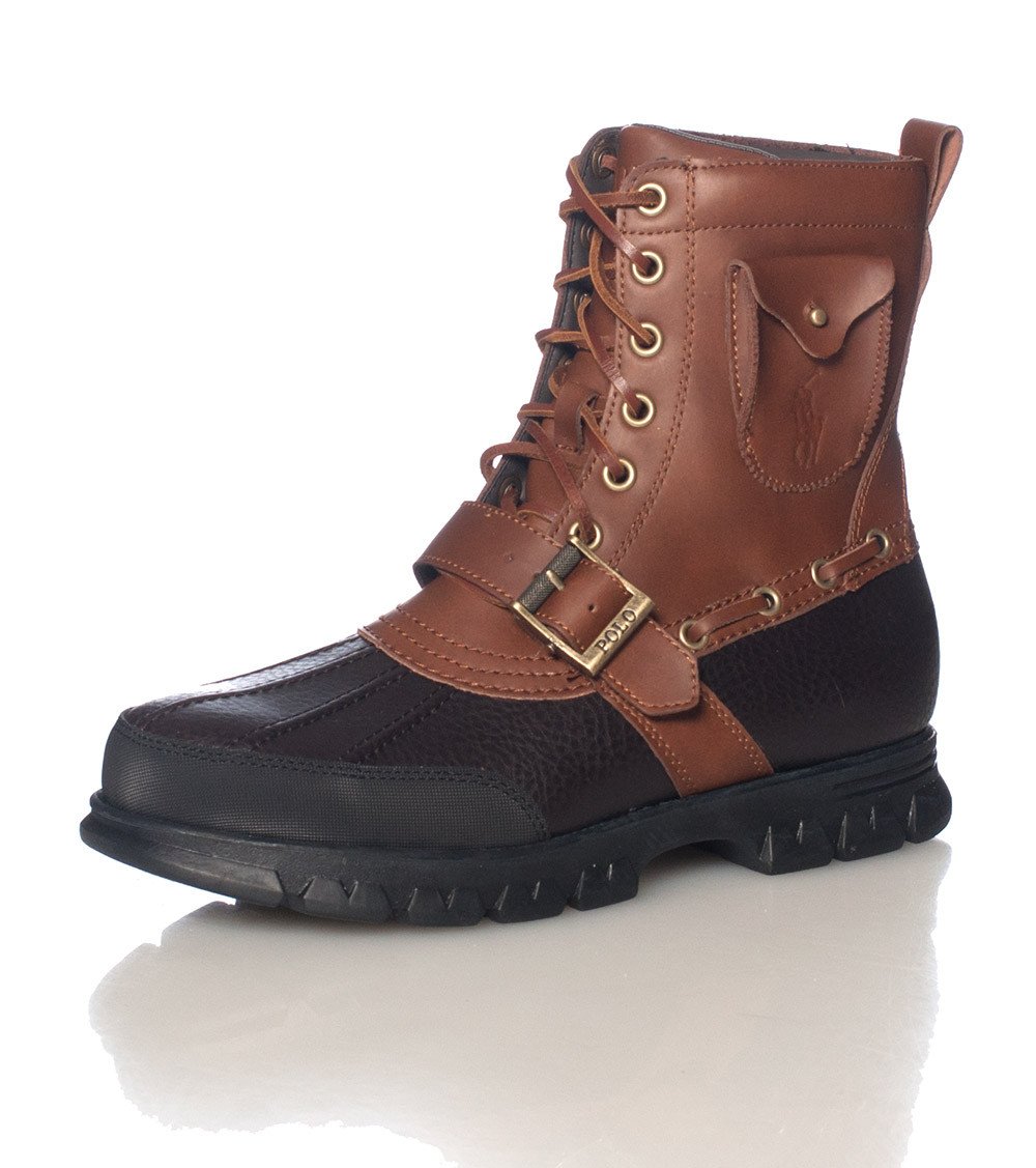 POLO FOOTWEAR MENS HAMLIN II BOOT Medium Brown-Footwear/Boots