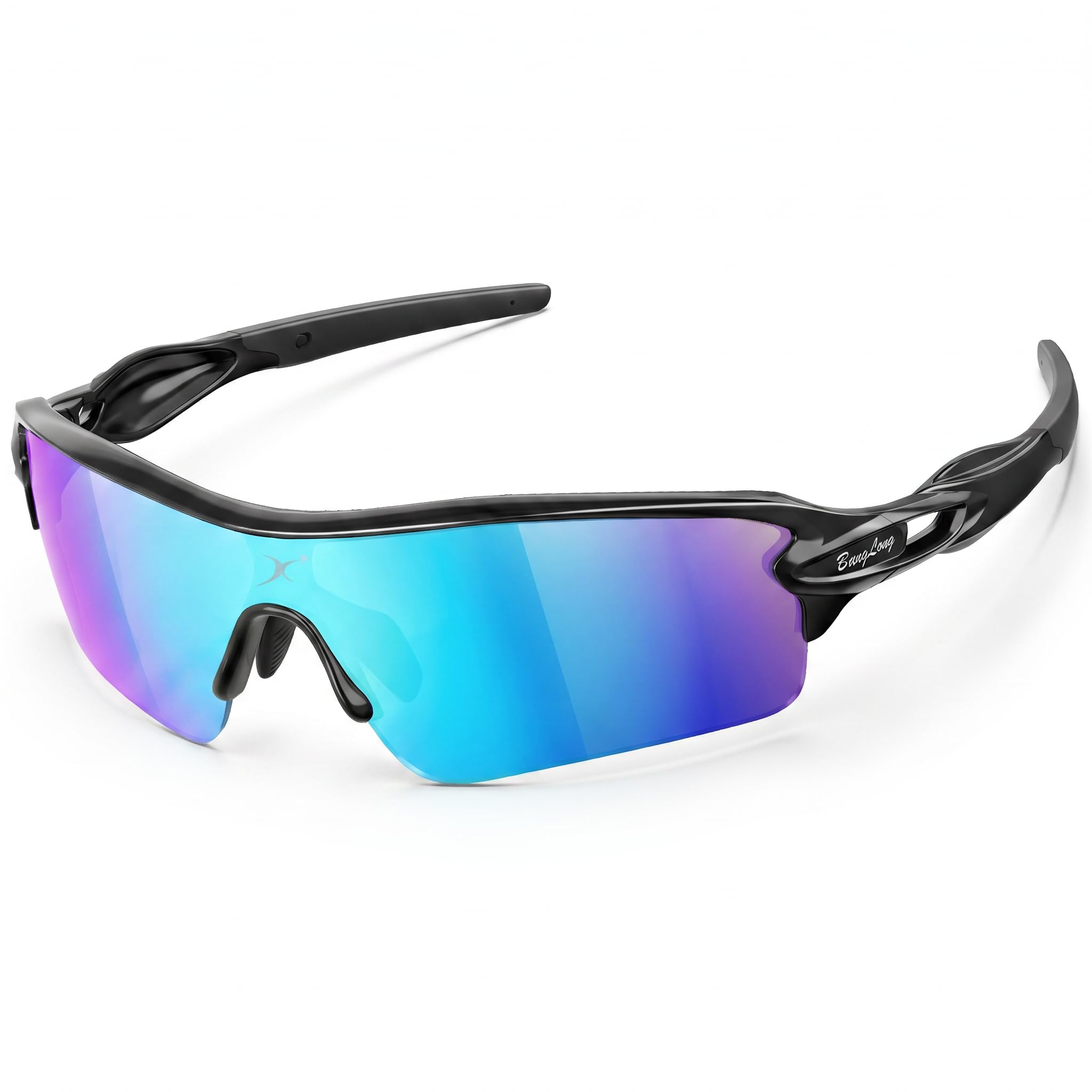 BangLong Polarized UV400 Sports Sunglasses with 5 Lenses for Men Women
