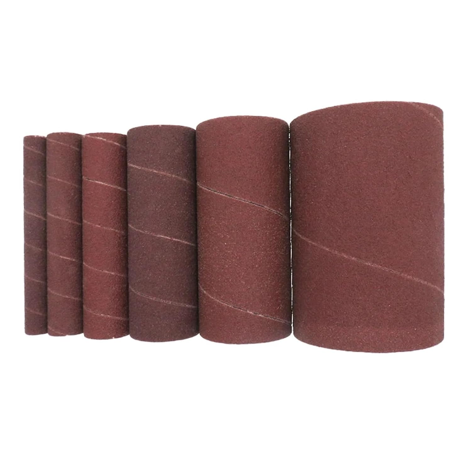 Sanding Drum 12Pcs Sanding Spindle Sleeves for Sandpaper Roll for Metal Woodworking Polishing(240)