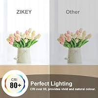 ZIKEY 10W LED Edison izzó E27 6500K hideg fehér 3db szett, 100W helyettesítő 6