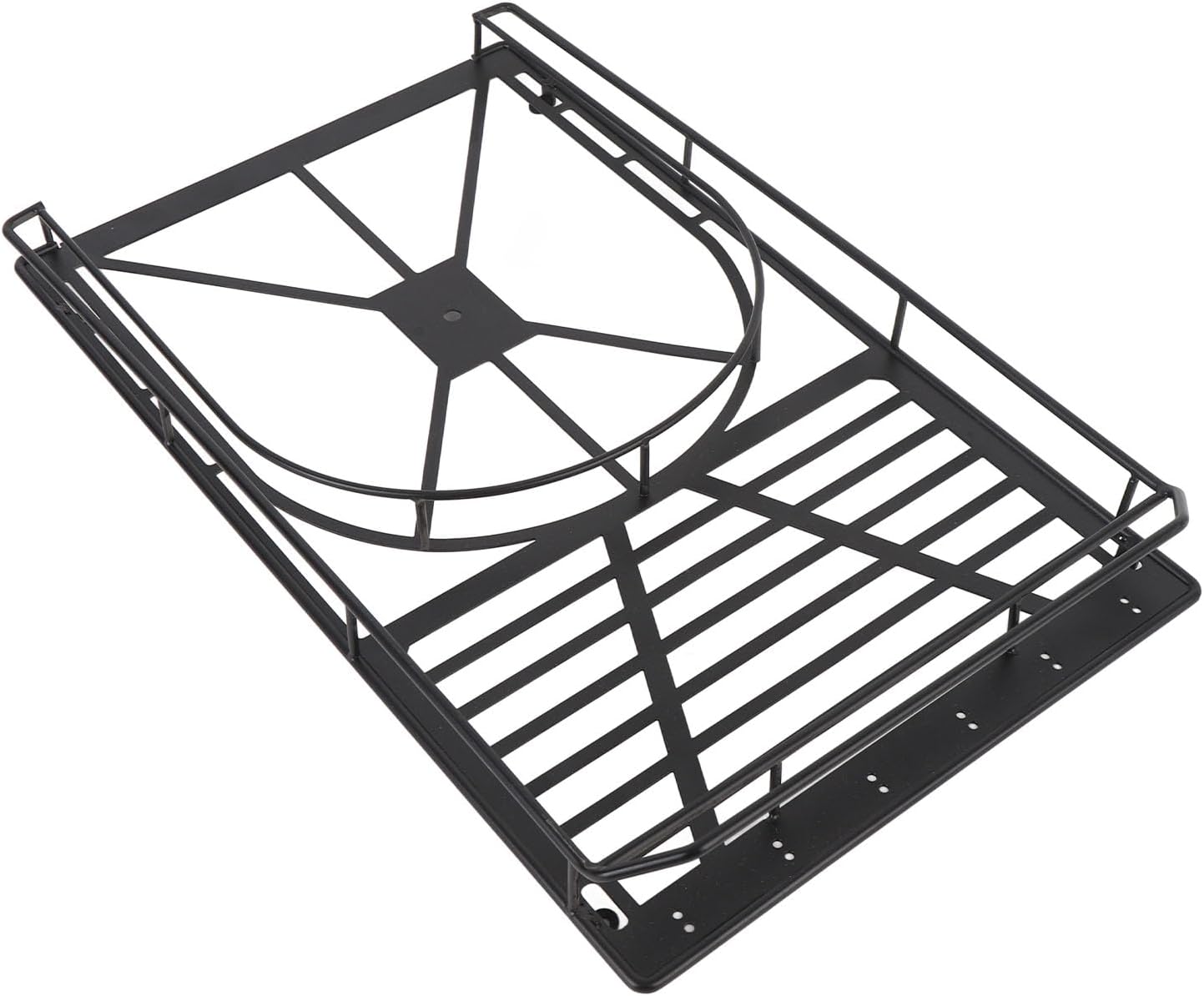 RC Car Roof Luggage Rack Metal Stylish Look Roof Luggage Carrier Tray for Axial SCX6 1/6 RC Car