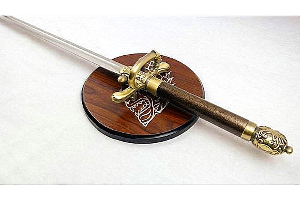 Arya Stark Nadel Schwert mit ein Hoelzernes Display Enthalten - 99cm
