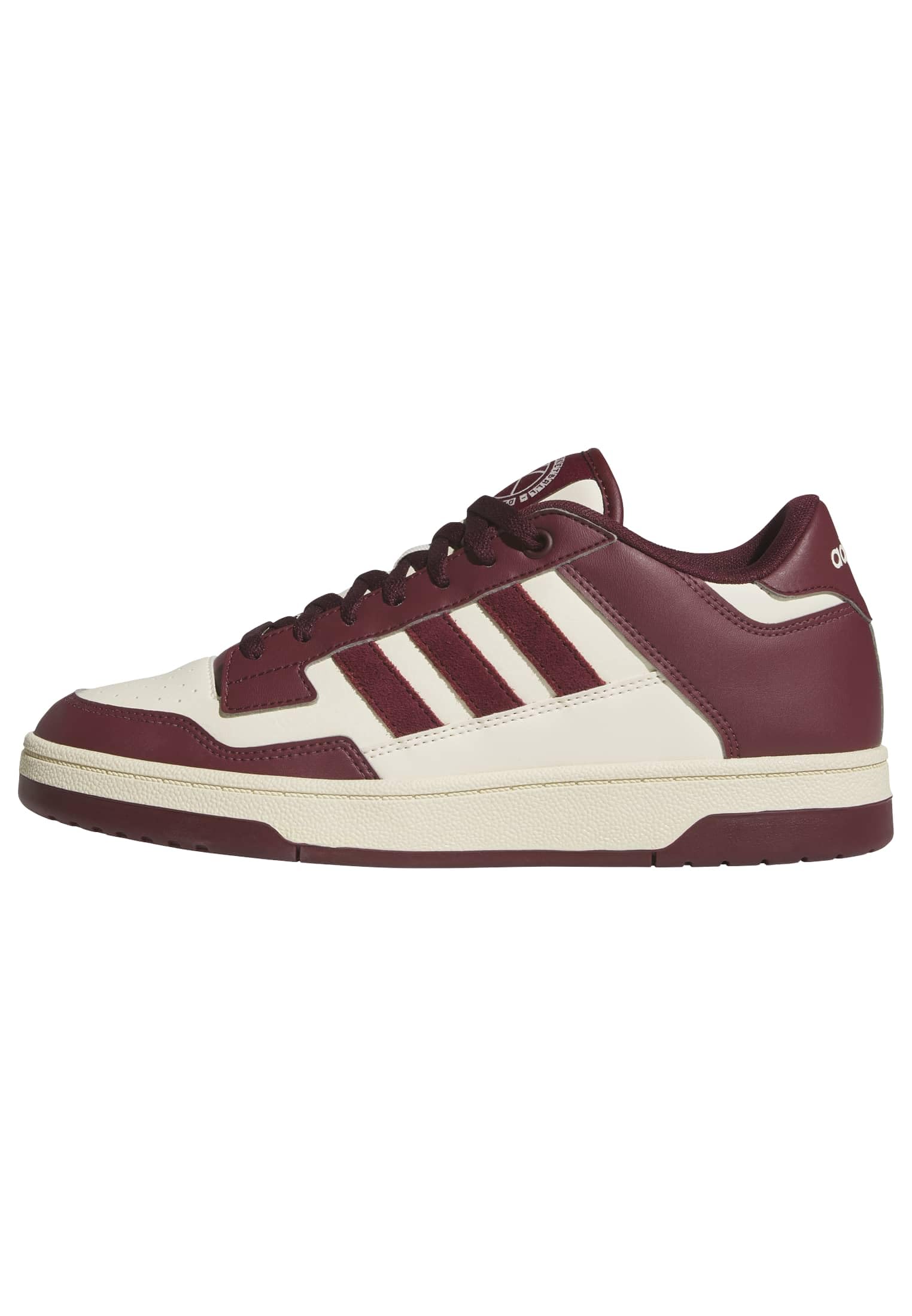 adidas Uniseks Rapid Court Low Shoes, cream white/shadow red/shadow red, 46 EU