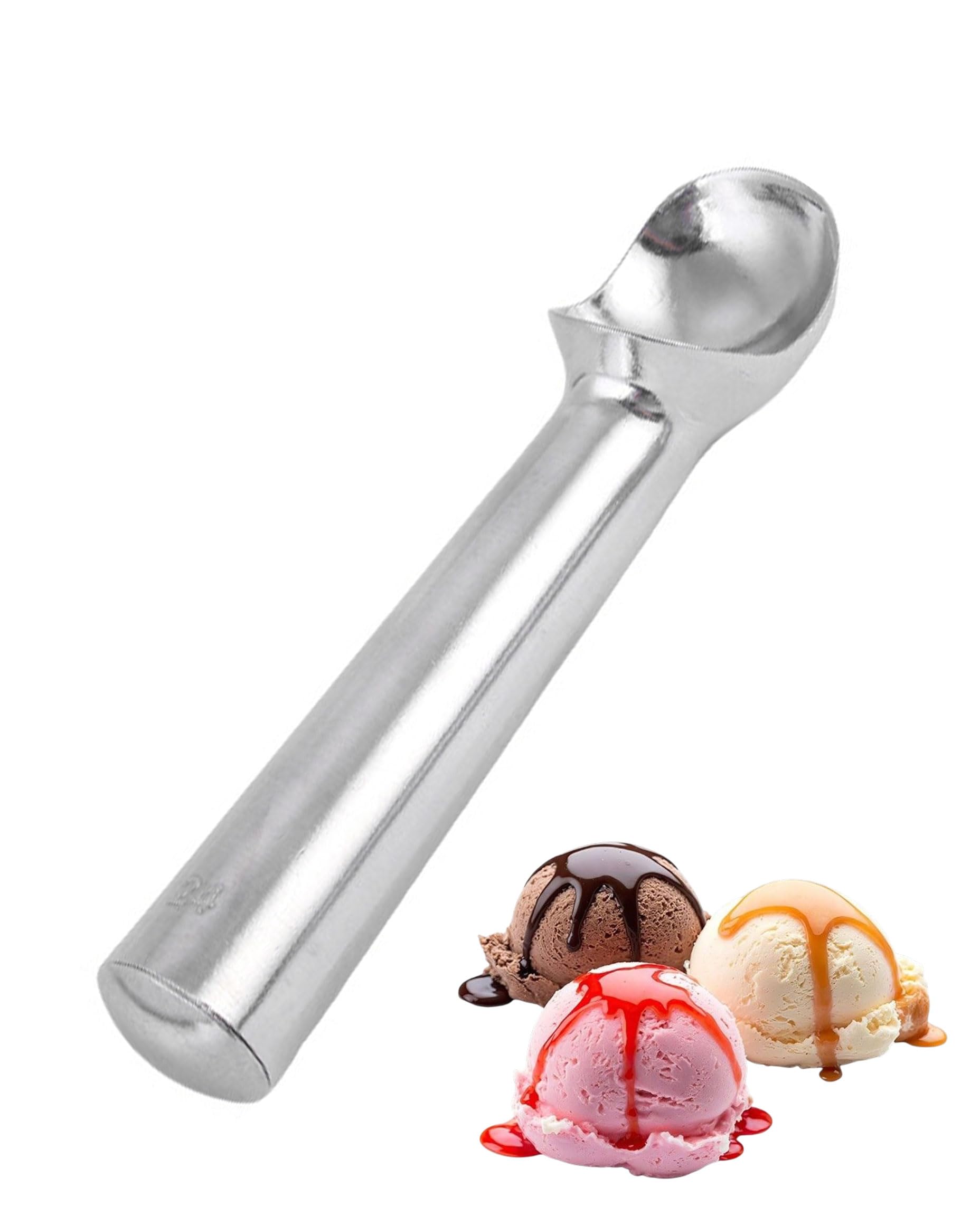 304 Acciaio Inox Cucchiaio di Gelato, Paletta Gelato Antiappiccicoso, Porzionatore Uniforme per Gelato, Purea di Patate, Frutta, Accessorio Cucina Professionale