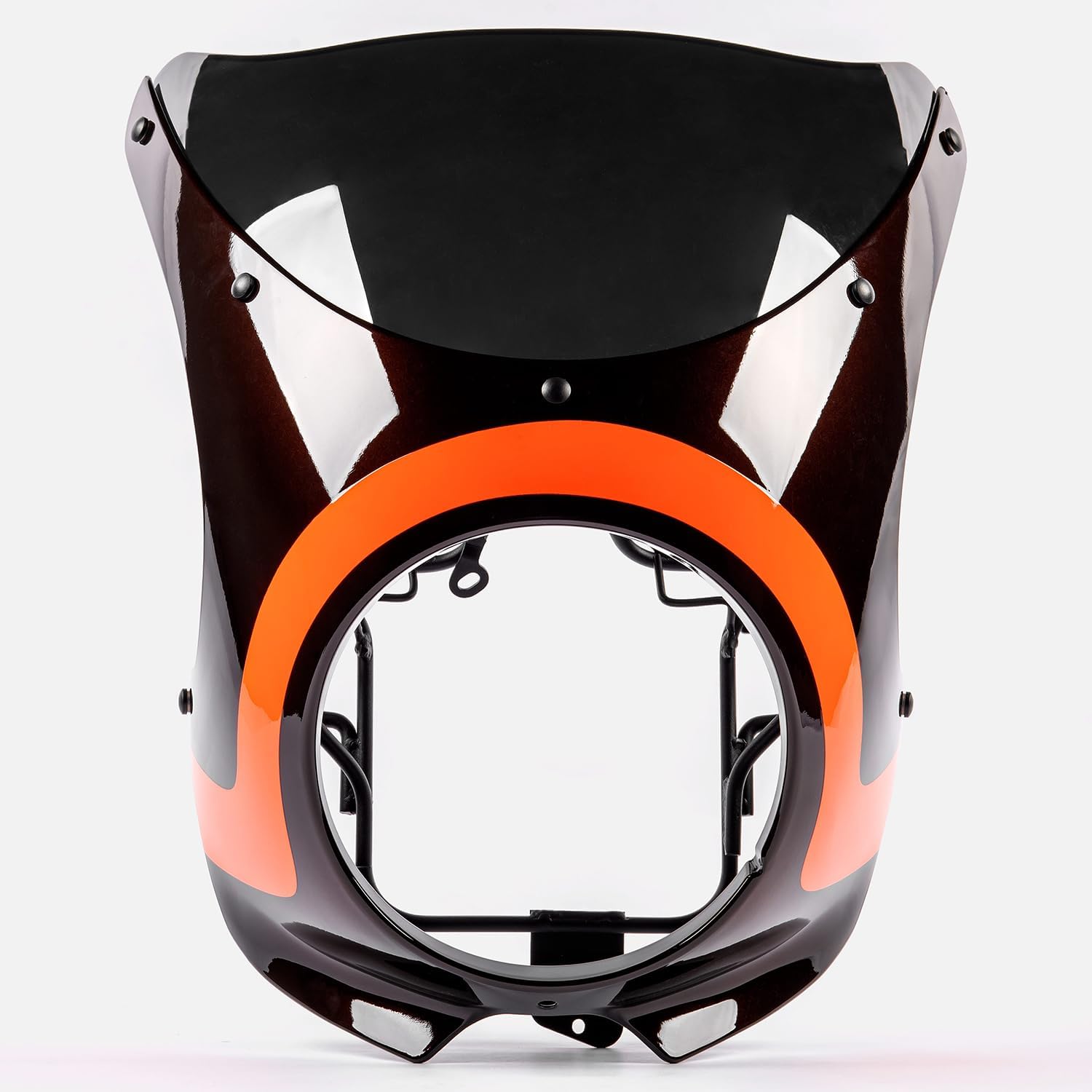 Headlight Fairing Windshield Cowl for Z900RS Z 900 RS 2018-2024 2025 2026 Motorcycle Front Headlamp Cover Windscreen, Red+Black Smoke