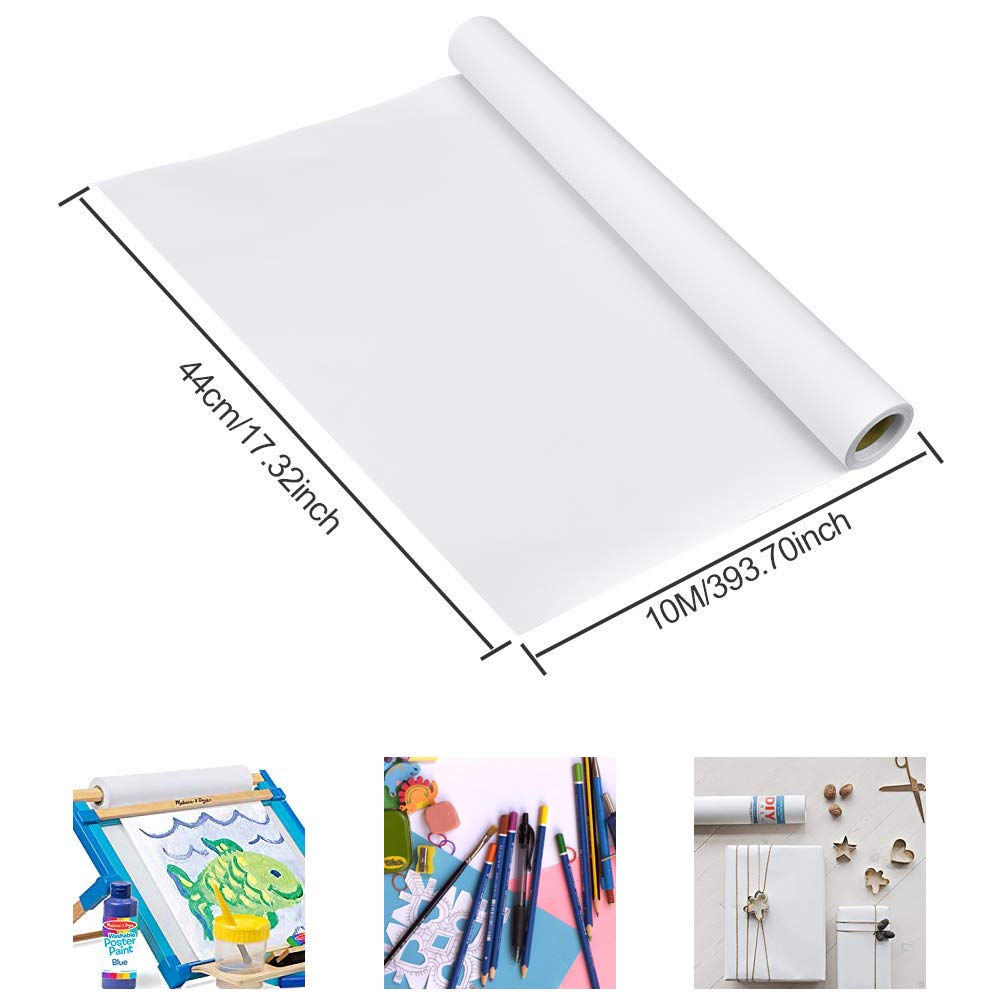 Transparentpapier Rolle 23m X 31 Cm - Zeichenpapier Für Staffelei & Basteln | Weiß