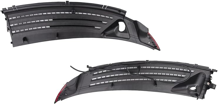 Upgraded Left Right Windshield Window Wiper Cowl Cover Panel for Ford for F150 2004-2008, for Lincoln for Mark LT 2006-2007 15022A68 4L3Z-15022A69