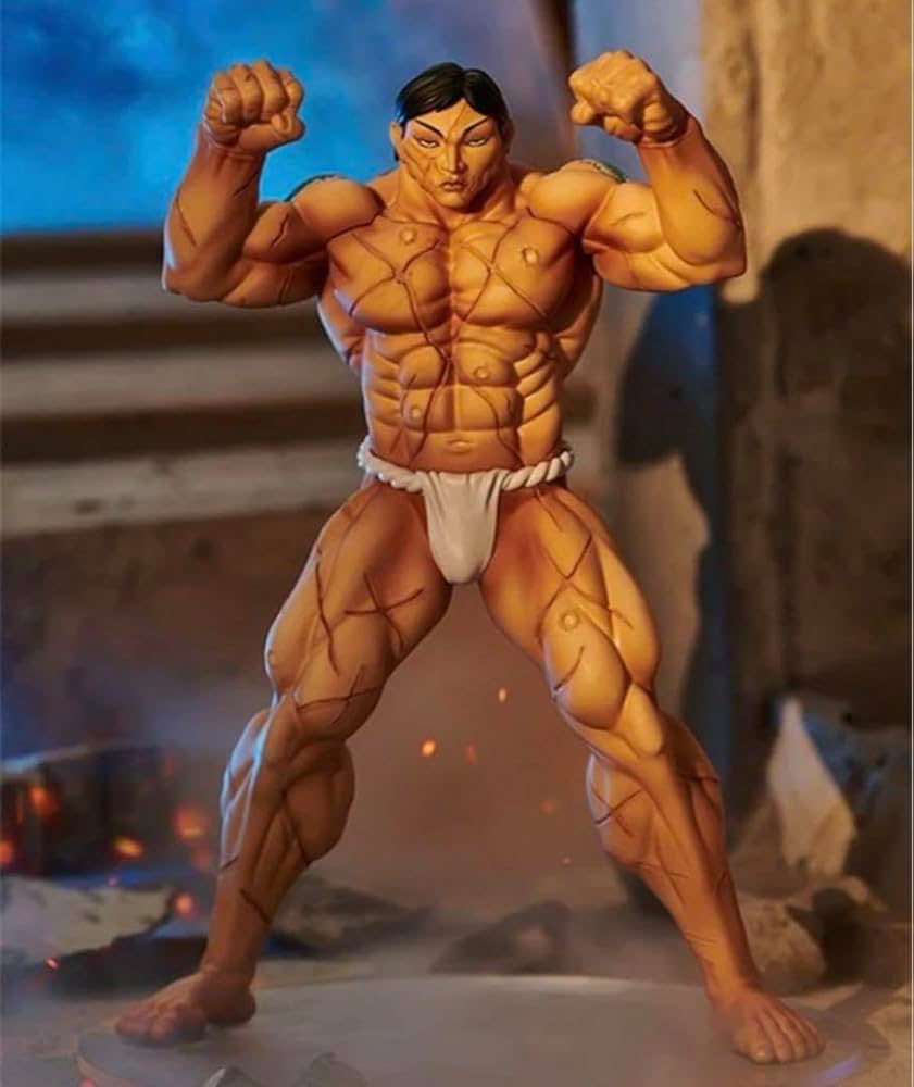 刃牙　花山薫フィギュア　ラキドロ賞　おまけ付き 刃牙 キャラドロ ラスドロ賞 花山薫 メタルフィギュア - メルカリ