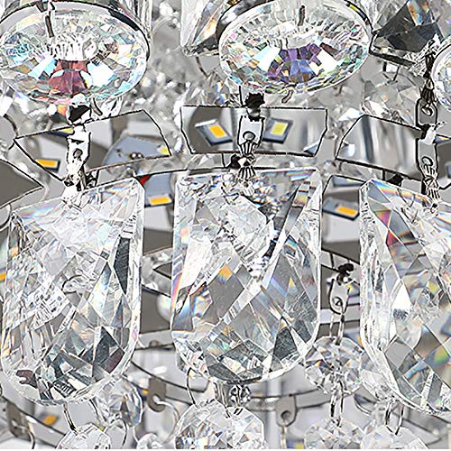 Con Perline a Goccia di Cristallo Piazza Lampada